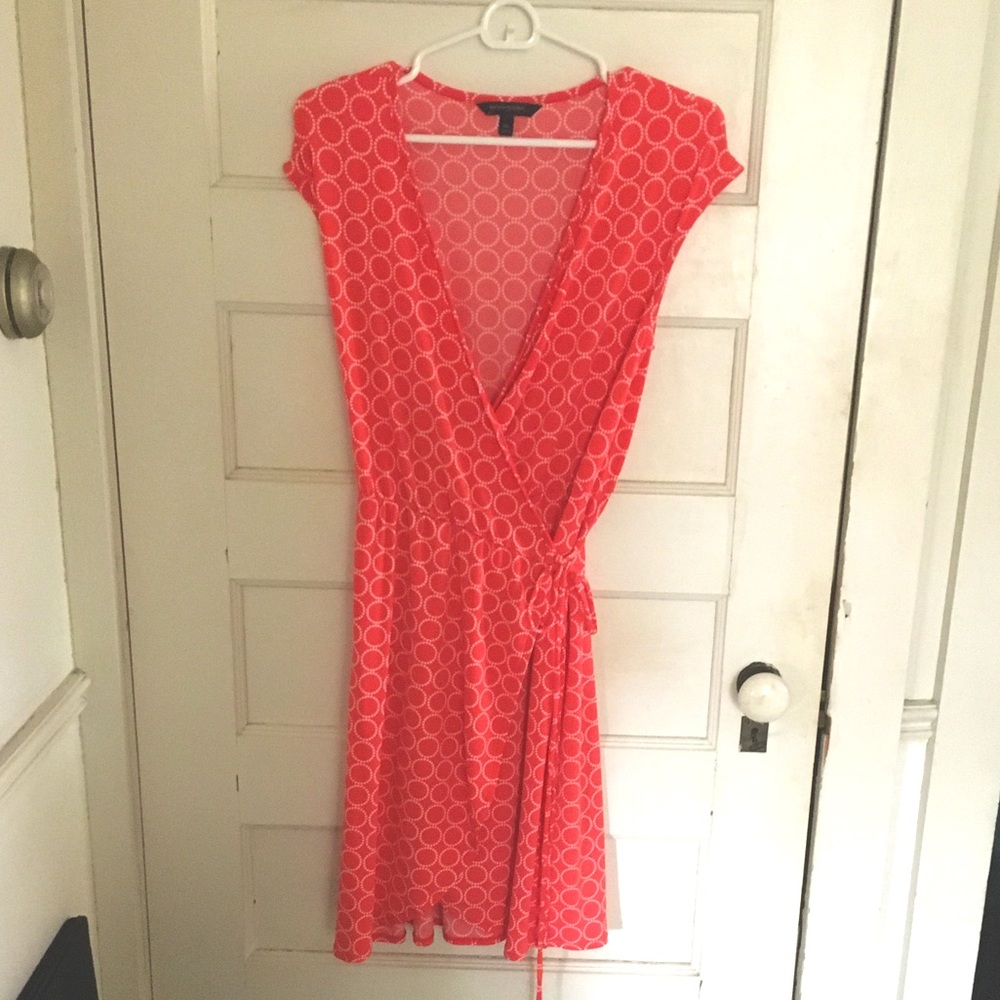 Banana Republic, Geometric Print Wrap Dress
